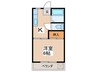 コーポ竹内 1Kの間取り
