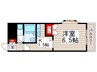 第６頼長ビル 1Kの間取り