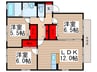 クリスタル　エトワール 3LDKの間取り