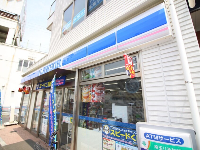 ローソン新河岸駅西口店(コンビニ)まで10m ソライエアイル新河岸