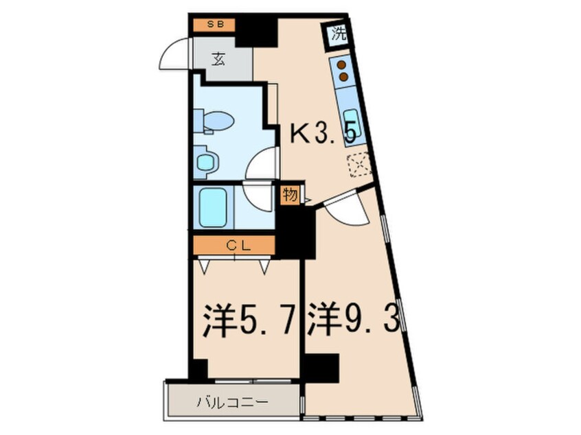 間取図 ファインクレスト渋谷神泉