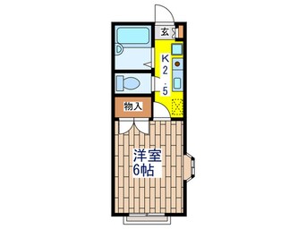 間取図 ハイツＫ・Ｍ