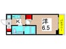 SHOKEN　Residence亀有（704） 1Kの間取り