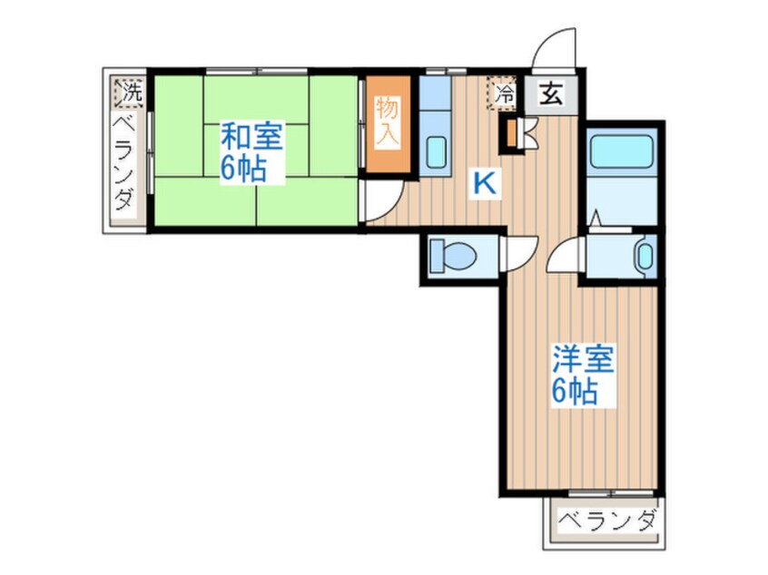 間取図 ハイツ市川