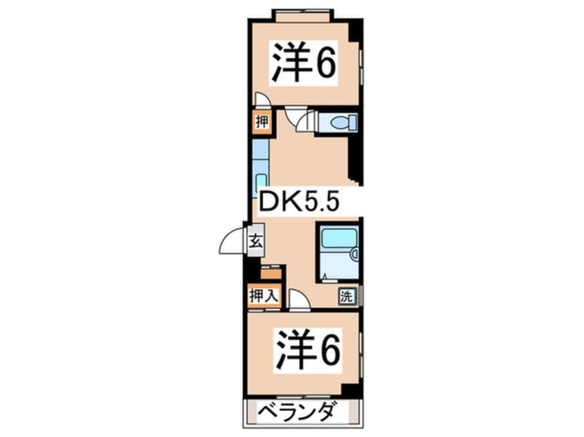 間取図 大津ビル