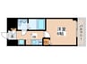 GENOVIAお花茶屋Ⅱskygarden 1Kの間取り