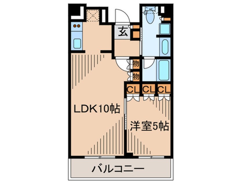 間取図 パ－クアクシス御茶ノ水ステ－ジ