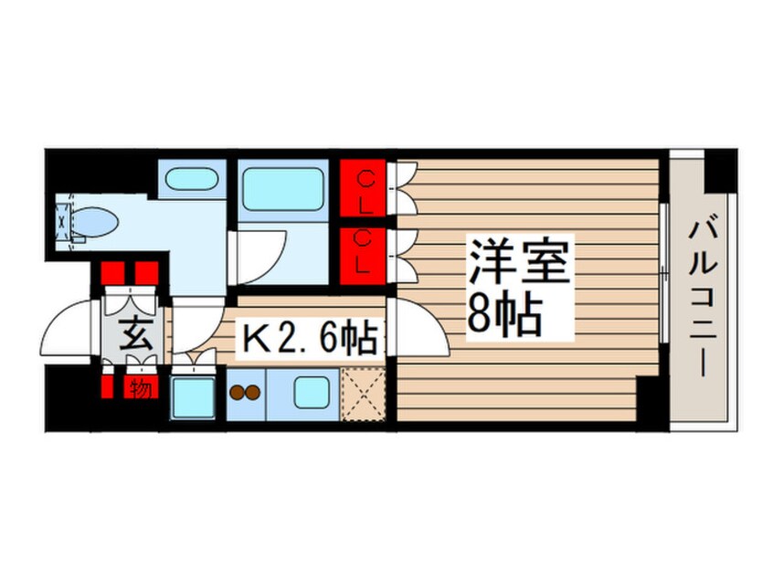 間取図 パ－クアクシス御茶ノ水ステ－ジ