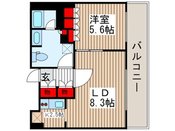 間取図 パ－クアクシス御茶ノ水ステ－ジ