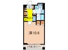 パ－クアクシス御茶ノ水ステ－ジ 1Kの間取り