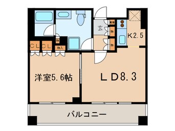 間取図 パ－クアクシス御茶ノ水ステ－ジ