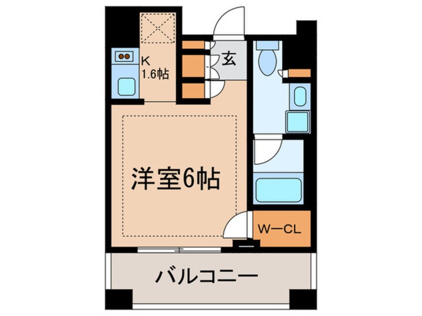 間取図 パ－クアクシス御茶ノ水ステ－ジ