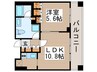 パ－クアクシス御茶ノ水ステ－ジ 1LDKの間取り