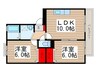 クレアールＡ 2LDKの間取り
