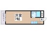 マーガレットマンション 1Rの間取り
