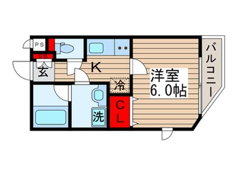 間取図 グリシーヌ新田