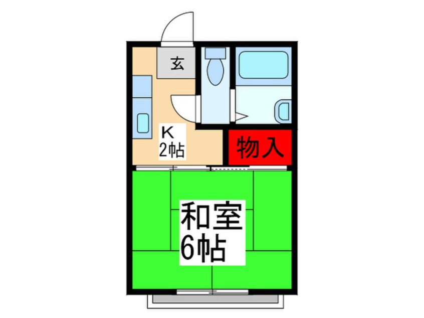 間取図 フォ－ブル小柳Ｃ棟