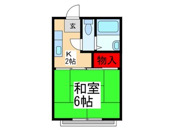 間取図 フォ－ブル小柳Ｃ棟