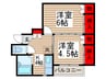 第7飯田柏コーポラス 2Kの間取り