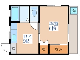 間取図 コーポイズミ