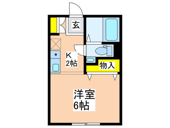 間取り図 ヴェラハイツ磯子壱番館