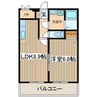 ヴィラ・フロレスタ 1LDKの間取り