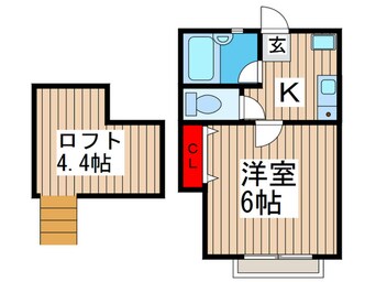 間取図 クリーンフォールⅡ