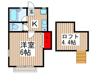 間取図 クリーンフォールⅡ