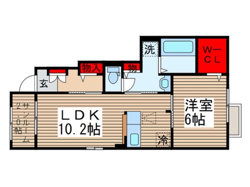 間取図 ジェルメⅩ