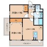 フォレスト南町 2LDKの間取り