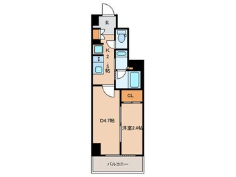 間取図 ジオエント山吹神楽坂