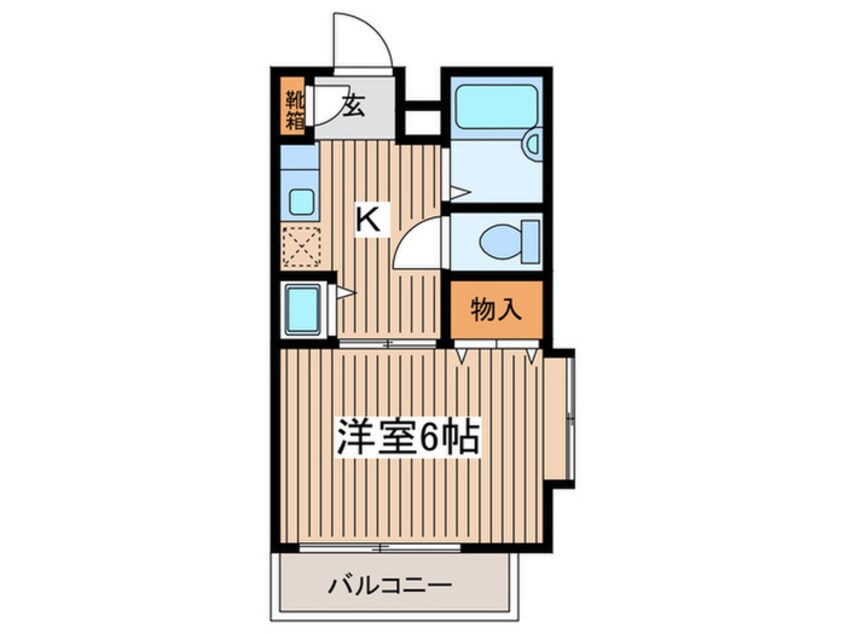 間取図 ブルーマロー鎌谷