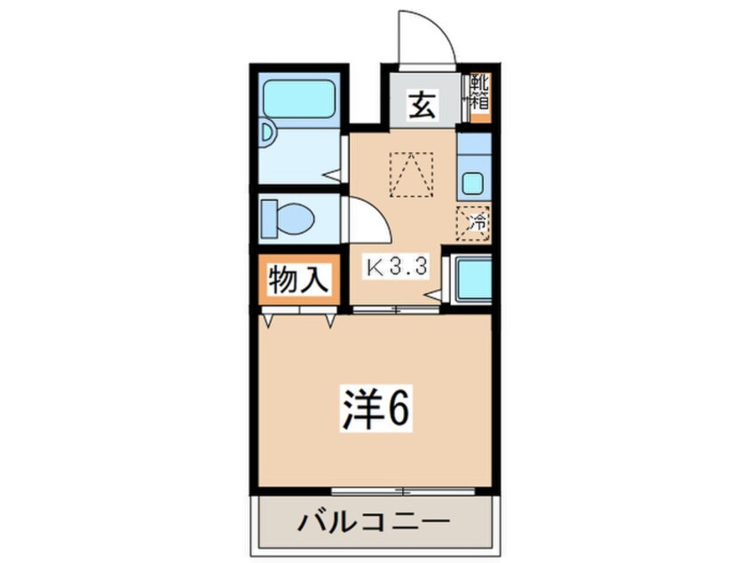 間取図 ブルーマロー鎌谷