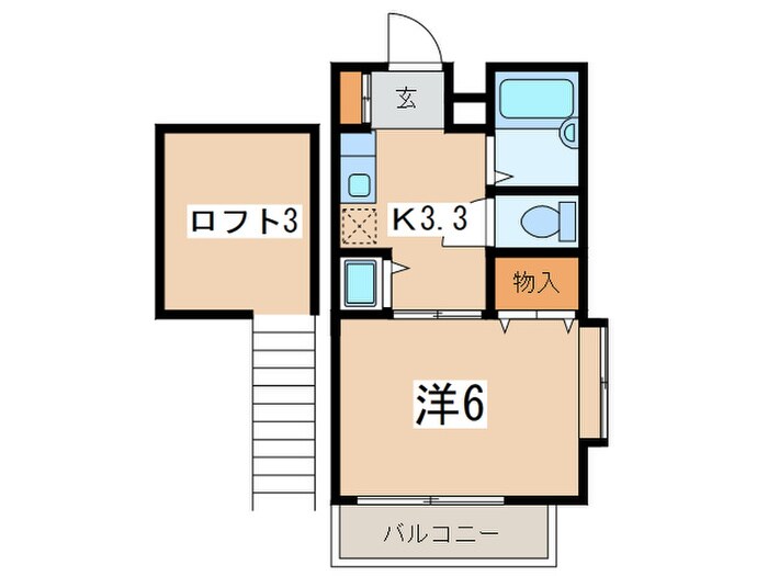 間取り図 ブルーマロー鎌谷