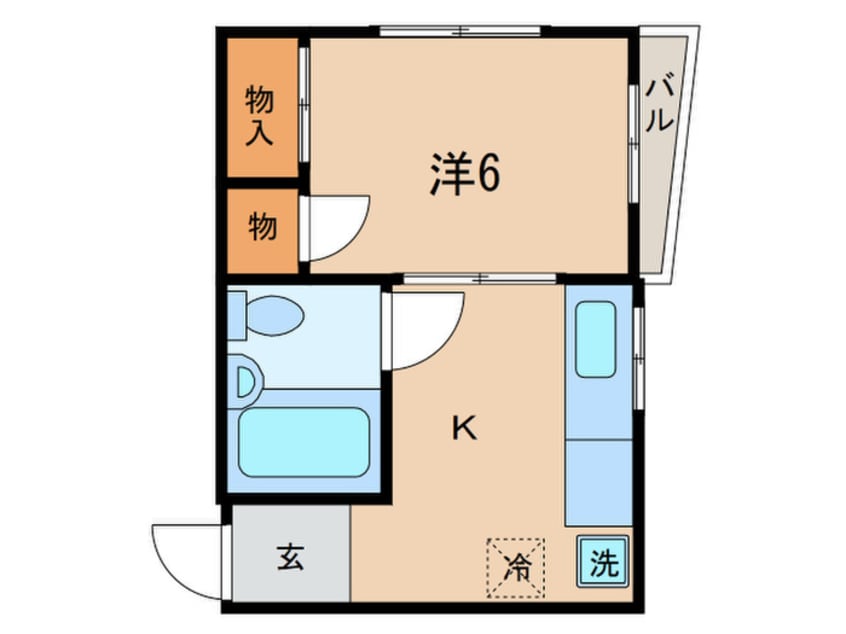 間取図 ビラ－ジュ駒込