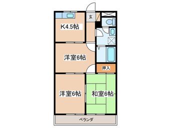 間取図 ロイヤルメゾン高森