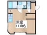 trias238 1Rの間取り