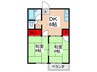 ガ－デン関口 2DKの間取り