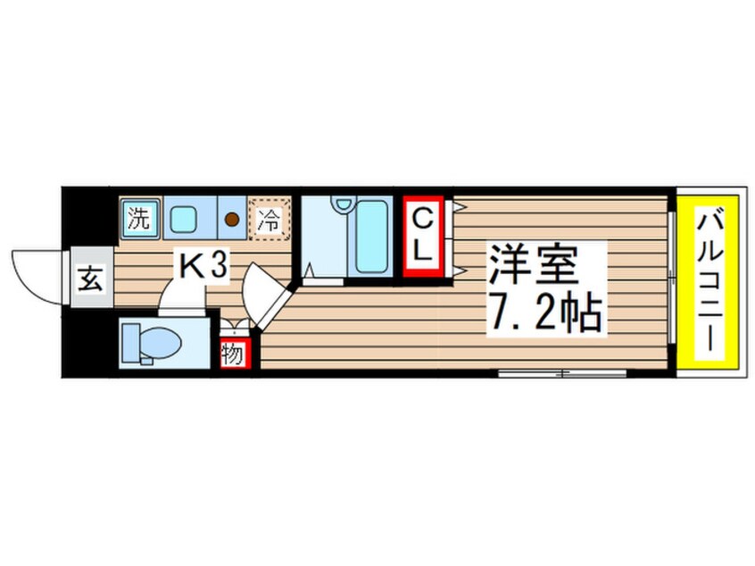 間取図 エスペランサＫ２