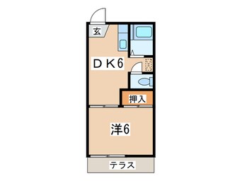 間取図 パ―ムテラス