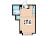 妙蓮寺トエス 1Rの間取り