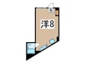 妙蓮寺トエス 1Rの間取り