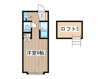 間取図 ハイツ　ポストサイド
