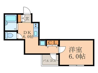 間取図 クレスト北町イ－スト