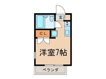 間取図 フラット柴崎