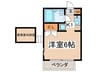 フラット柴崎 1Kの間取り