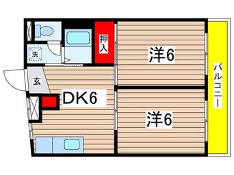 間取図 エトワール末広