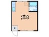 グリ－ンハイツ 1Rの間取り