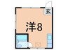 グリ－ンハイツ 1Rの間取り