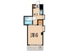 Ｓ・ＦＬＡＴ 1Kの間取り